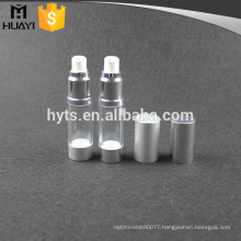 15ml airless cosmetic pump bottle for sale